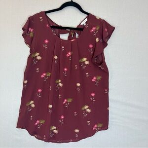 Flutter Sleeve Blouse-Stitch Fix